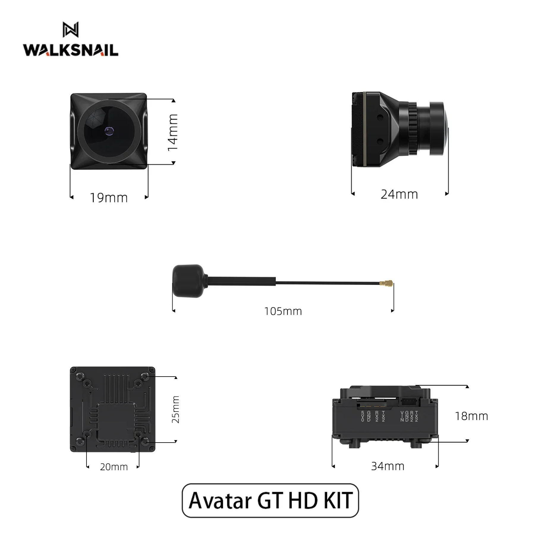 Walksnail Avatar GT HD KIT 2W  - Drone Kit Long Range ulasan dan harga